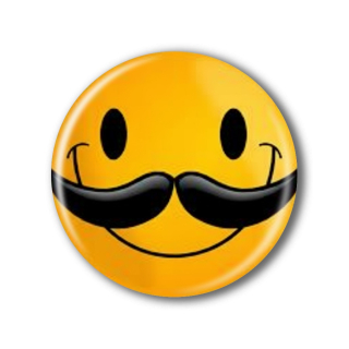 Movember placka nebo magnetka