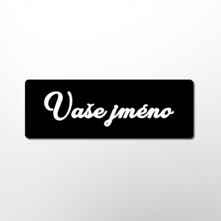 3D jmenovka na dveře