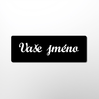 3D jmenovka na dveře