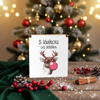 Vánoční krabička na peníze