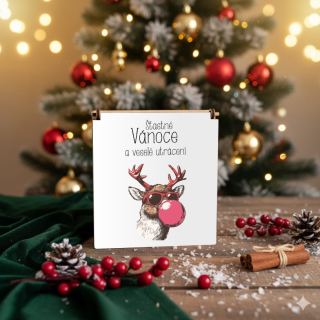 Vánoční krabička na peníze