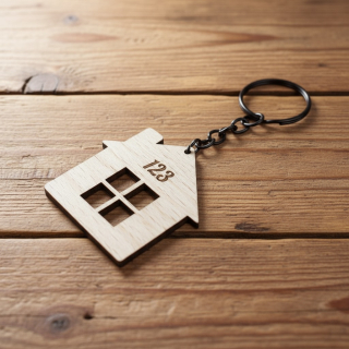 Přívěsek - Domeček s vlastním číslem