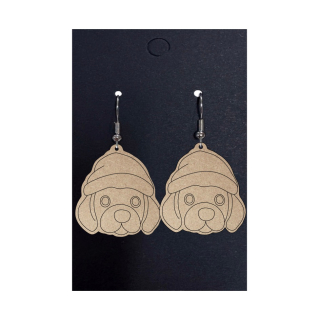 Vánoční náušnice - Pejsek