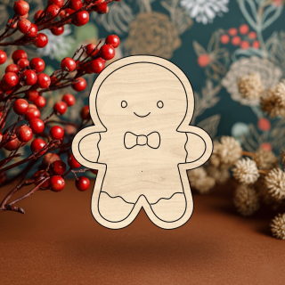 Dřevěný výřez pro tvoření - Perníček