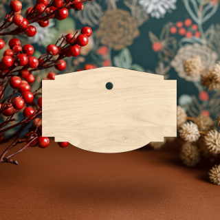 Dřevěné jmenovky na dárky