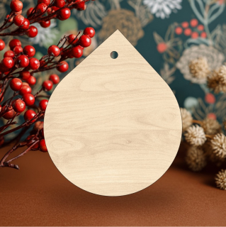 Dřevěné jmenovky na dárky