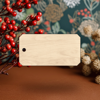 Dřevěné jmenovky na dárky