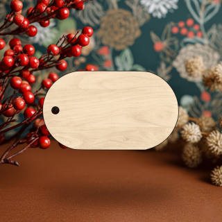 Dřevěné jmenovky na dárky