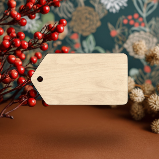 Dřevěné jmenovky na dárky