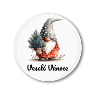 Vánoční placka se skřítkem