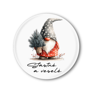 Vánoční placka se skřítkem