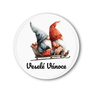 Vánoční placka se skřítkem