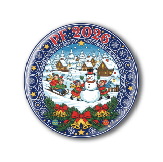 PF 2026 - Placka, magnetka, nebo přívěsek