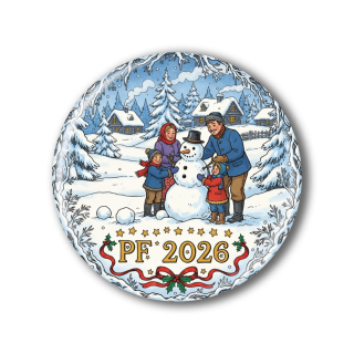 PF 2026 - Placka, magnetka, nebo přívěsek