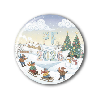 PF 2026 - Placka, magnetka, nebo přívěsek
