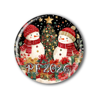 PF 2026 - Placka, magnetka, nebo přívěsek