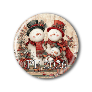 PF 2026 - Placka, magnetka, nebo přívěsek