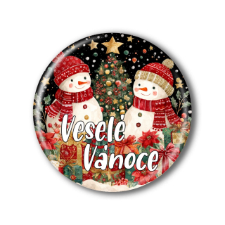 Vánoční placka, magnetka, nebo přívěsek