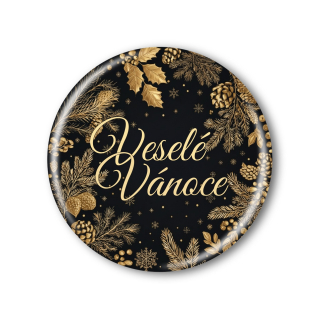 Vánoční placka, magnetka, nebo přívěsek