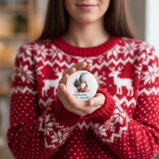 Vánoční placky a magnetky