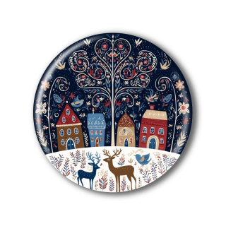 Vánoční placka, magnetka, nebo přívěsek