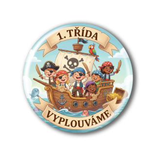 Připínací placka - Zápis do 1. třídy