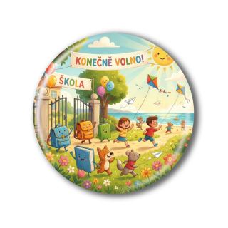 Placka / magnetka - Konec školního roku