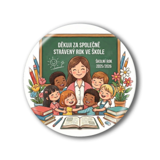 Placka / magnetka - Konec školního roku