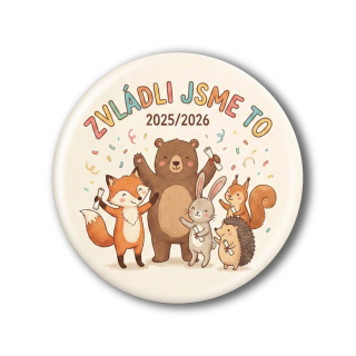 Placka / magnetka - Konec školního roku