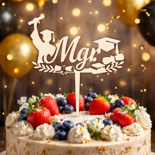 Zápich do dortu se jménem k promoci