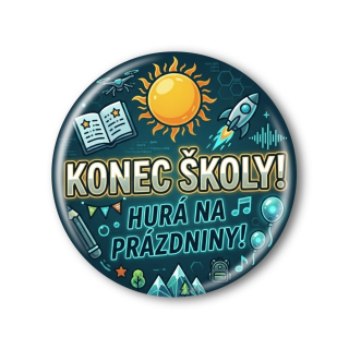 Placka / magnetka - Konec školního roku