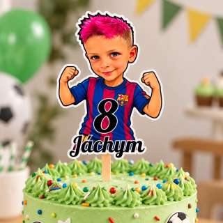 Narozeninový zápich podle vaší fotky (Fotbalista)