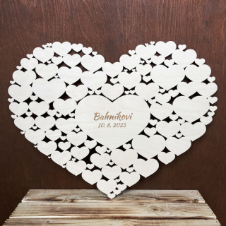 Kniha hostů - srdce