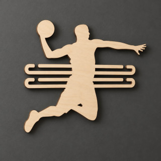 Věšák na medaile - basketbalista